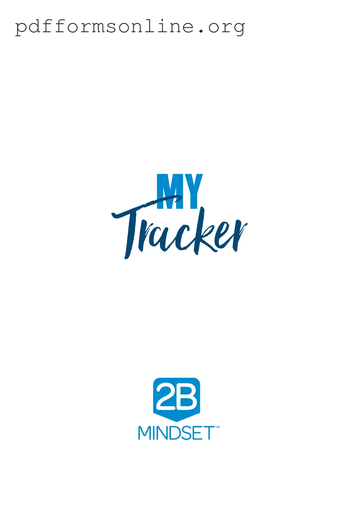 2B Mindset Tracker Template