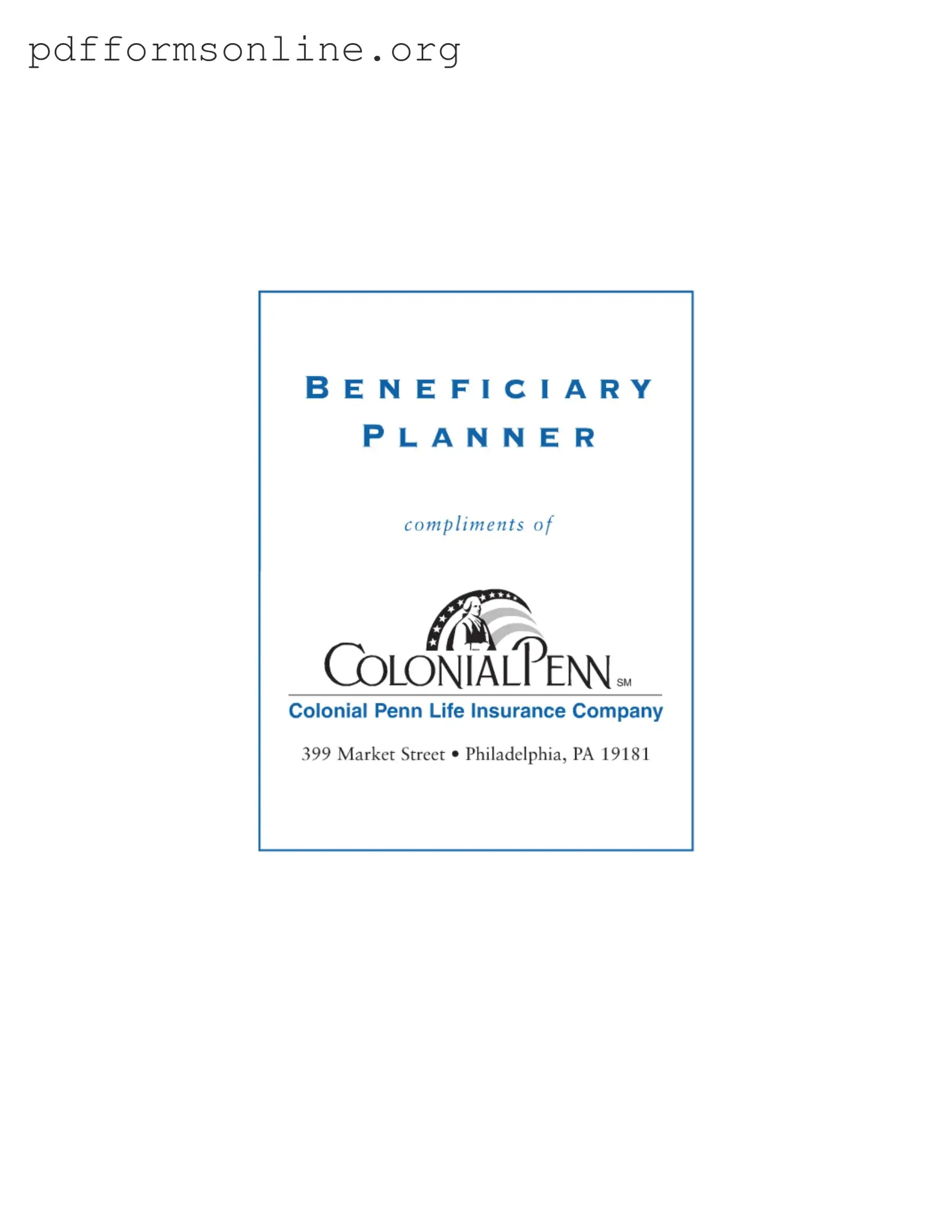 Beneficiary Planner Template