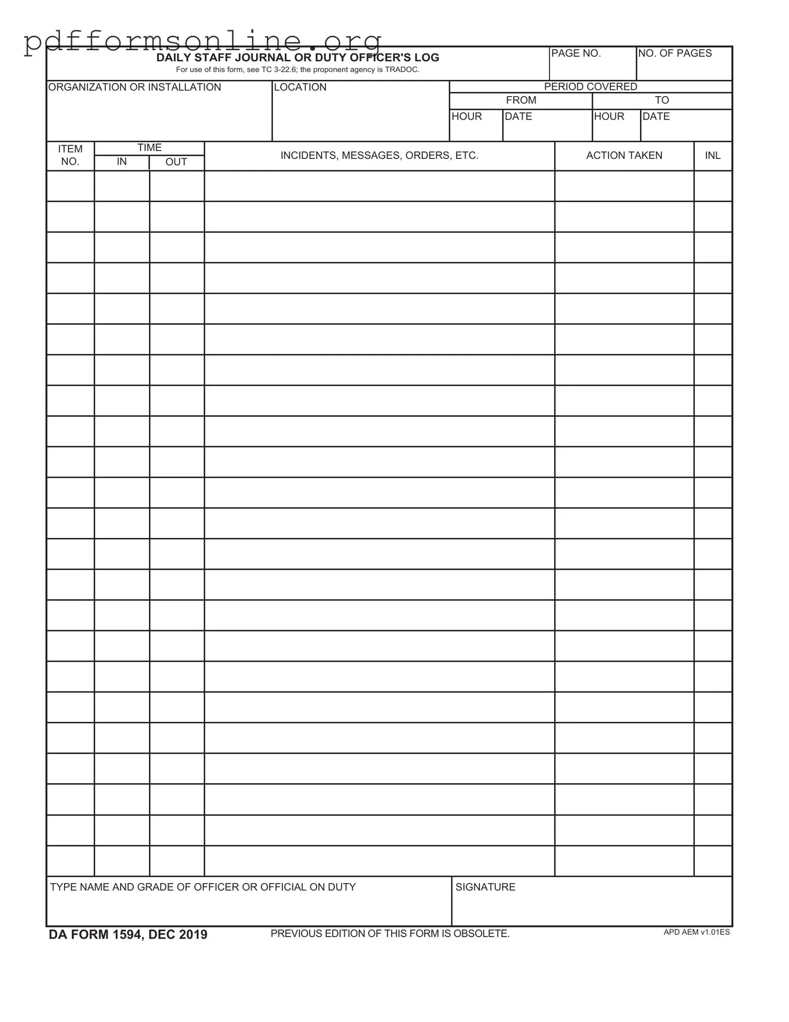 Da 1594 Template