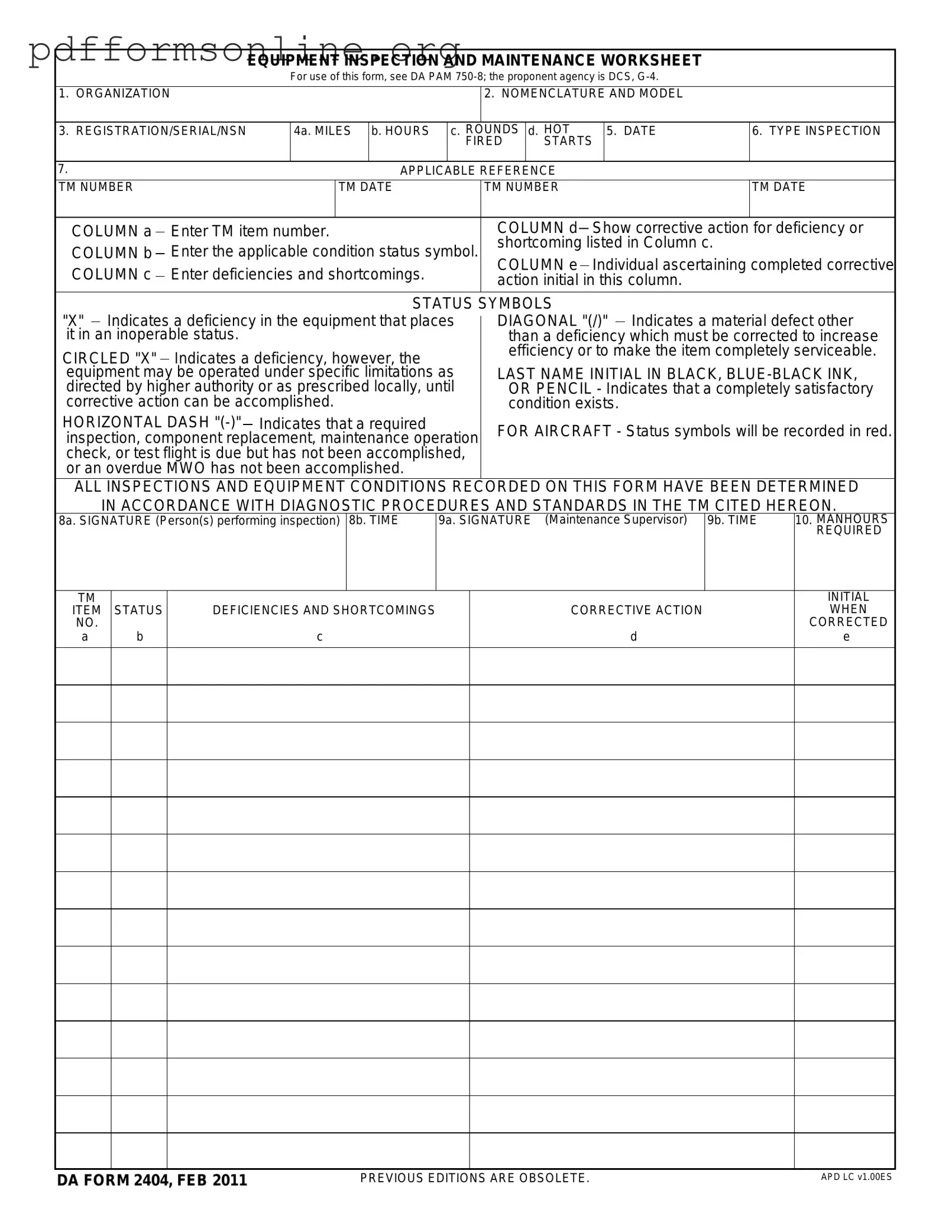 Da 5988 E Template