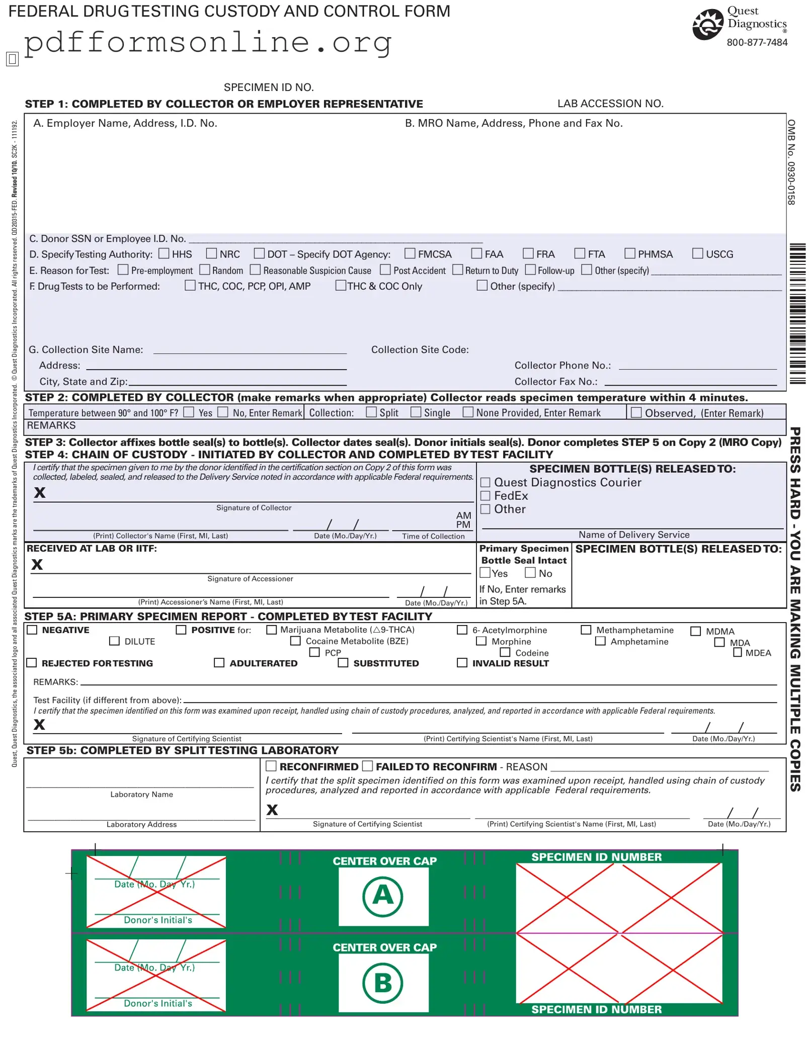 Drug Screen Template