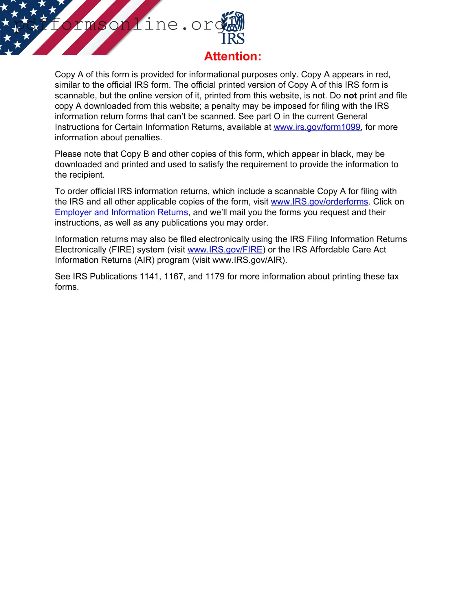 IRS 1099-C Template