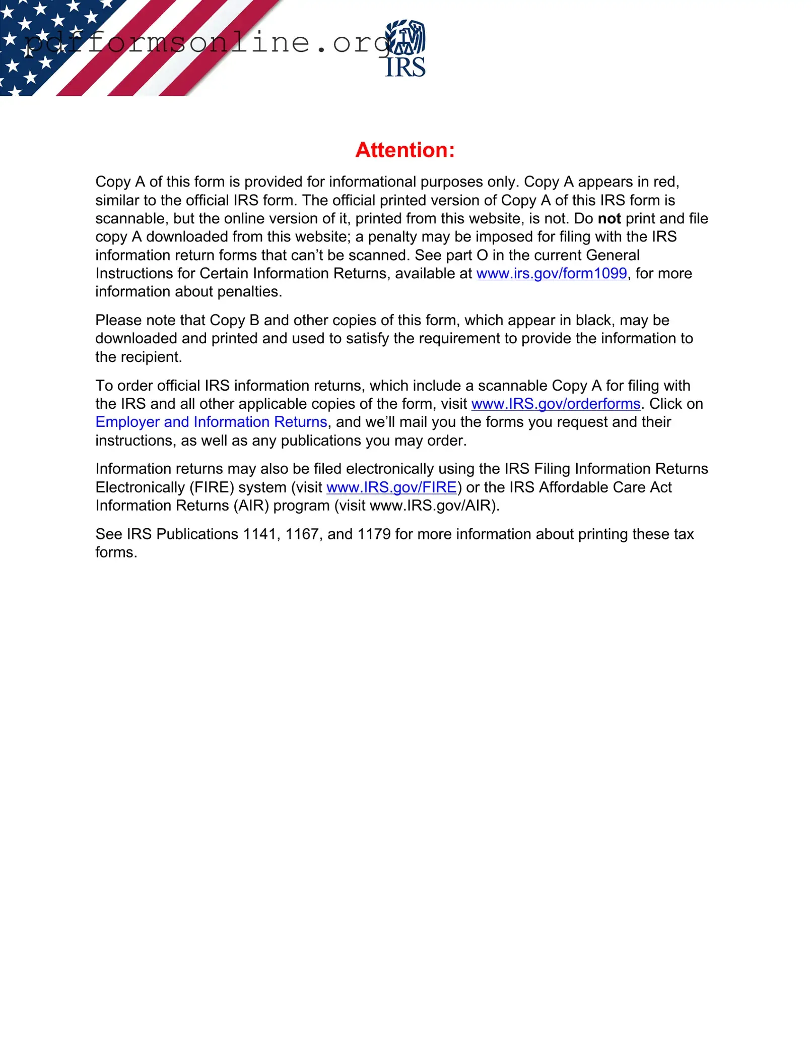 IRS 1099-R Template