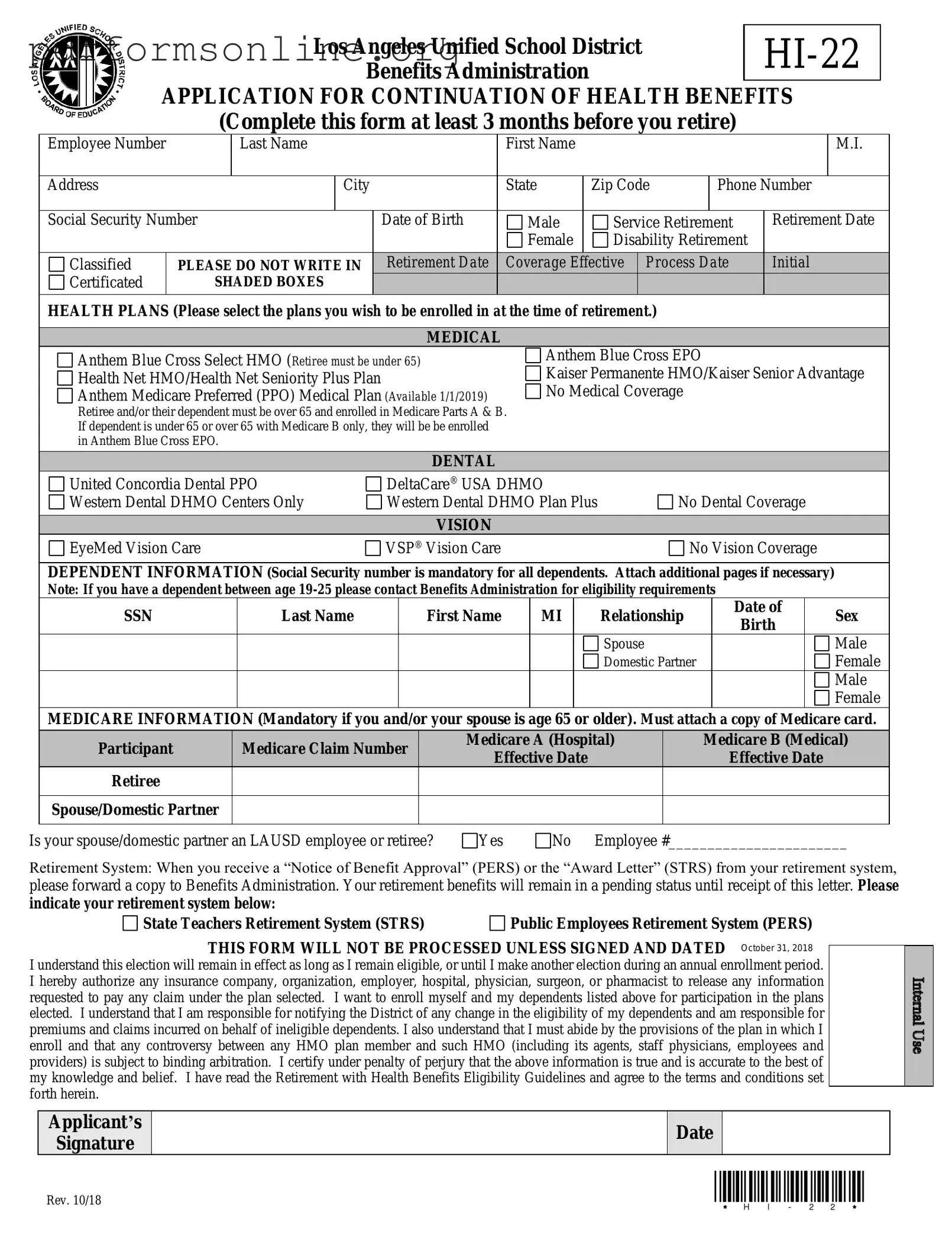 Lausd Hi 22 Template