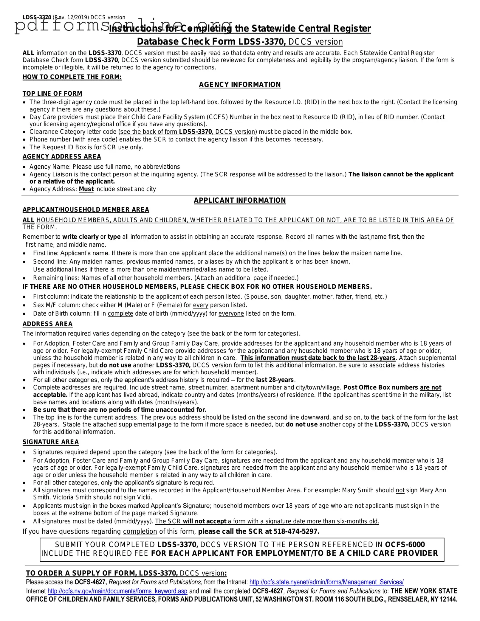 Ldss 3370 Template