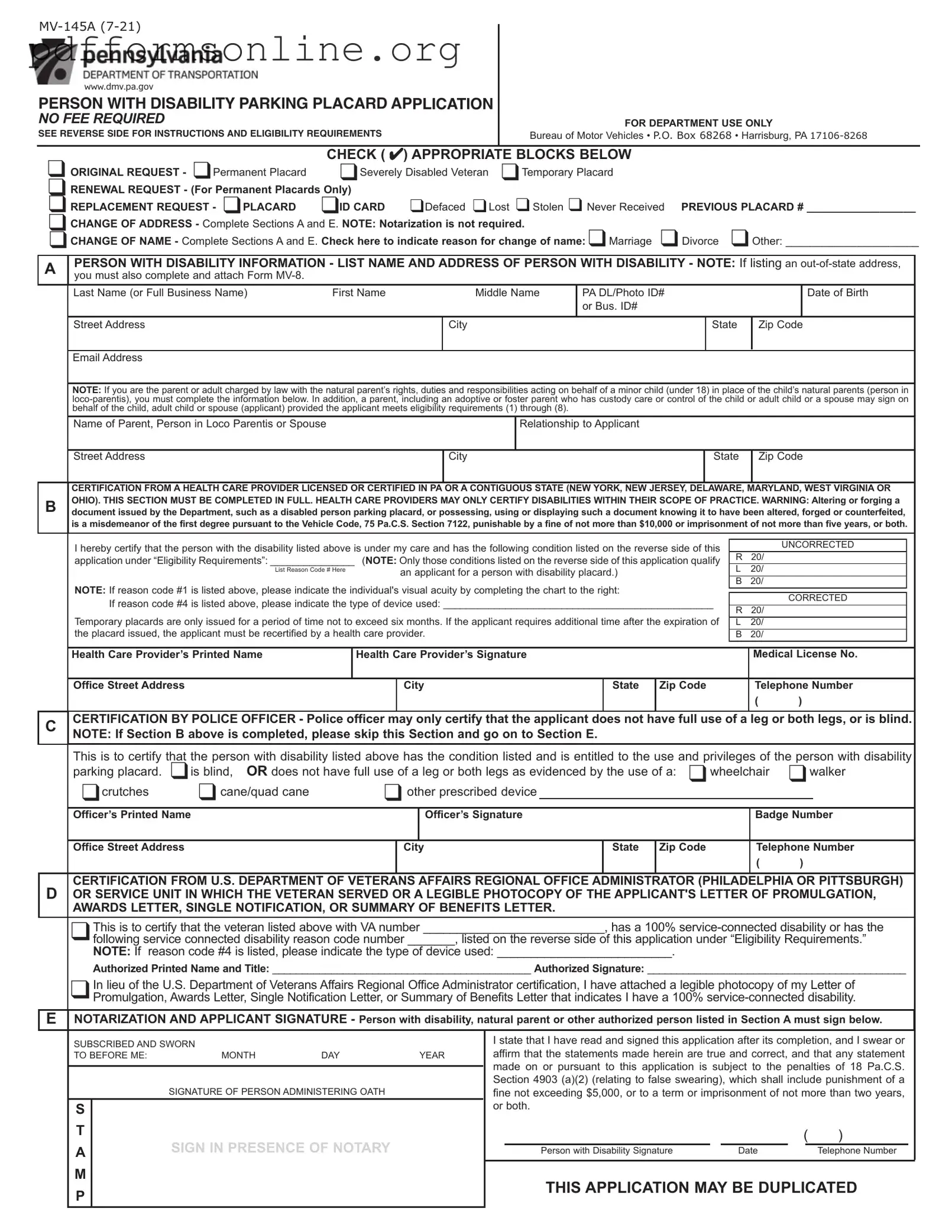 Mv 145A Template
