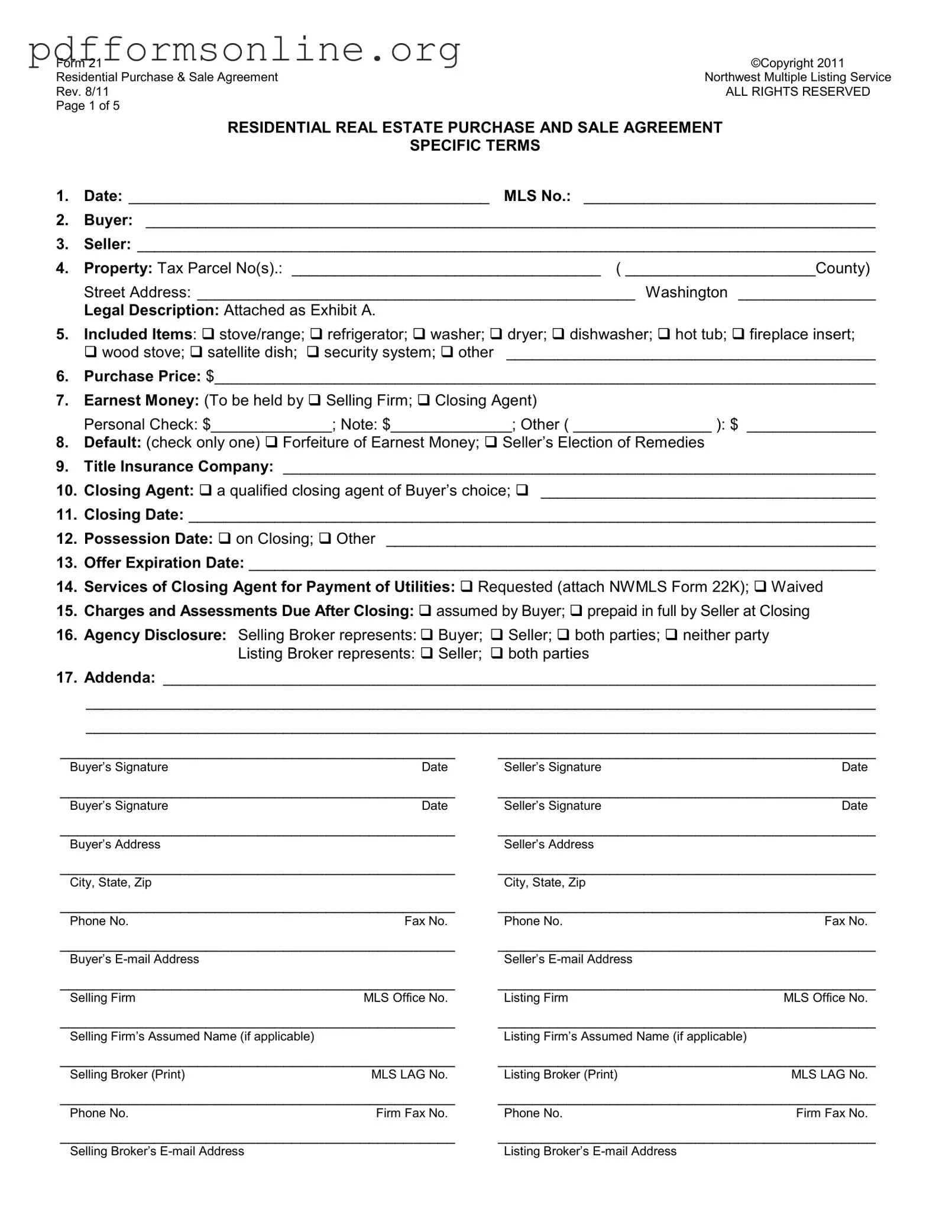 Nwmls 21 Template