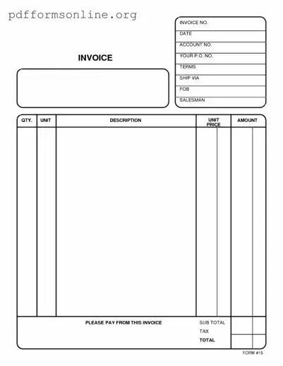Free And Invoice Pdf Template