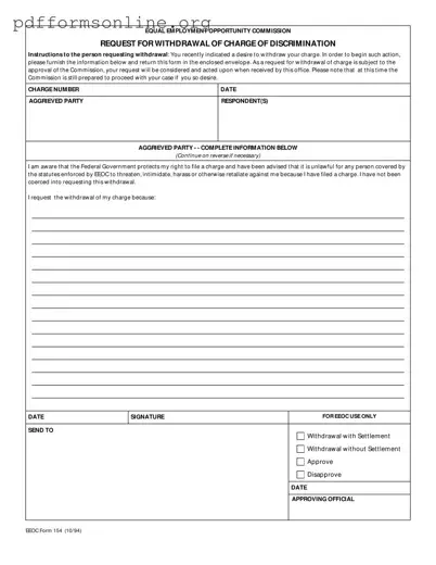 Eeoc 154 Template