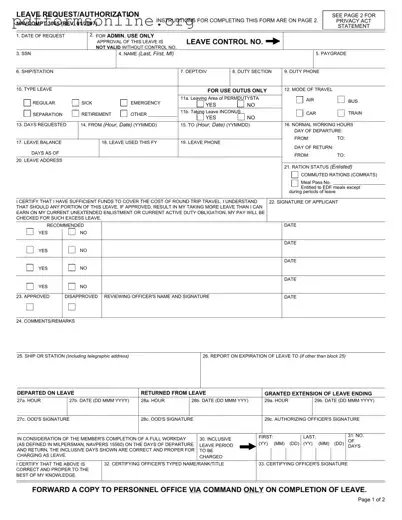 Navcompt 3065 Template