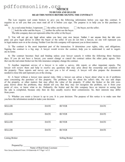 New Jersey 118 Template