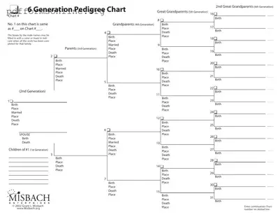 Pedigree Chart Template
