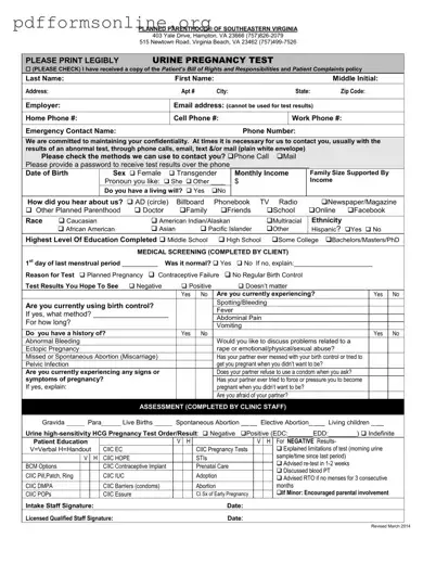 Planned Parenthood Proof Template