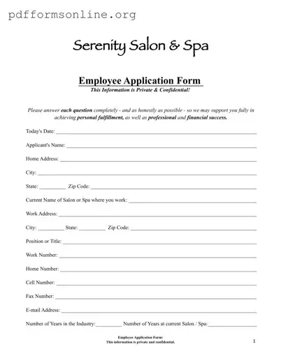 Salon Application Template