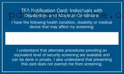 Tsa Notification Card Template