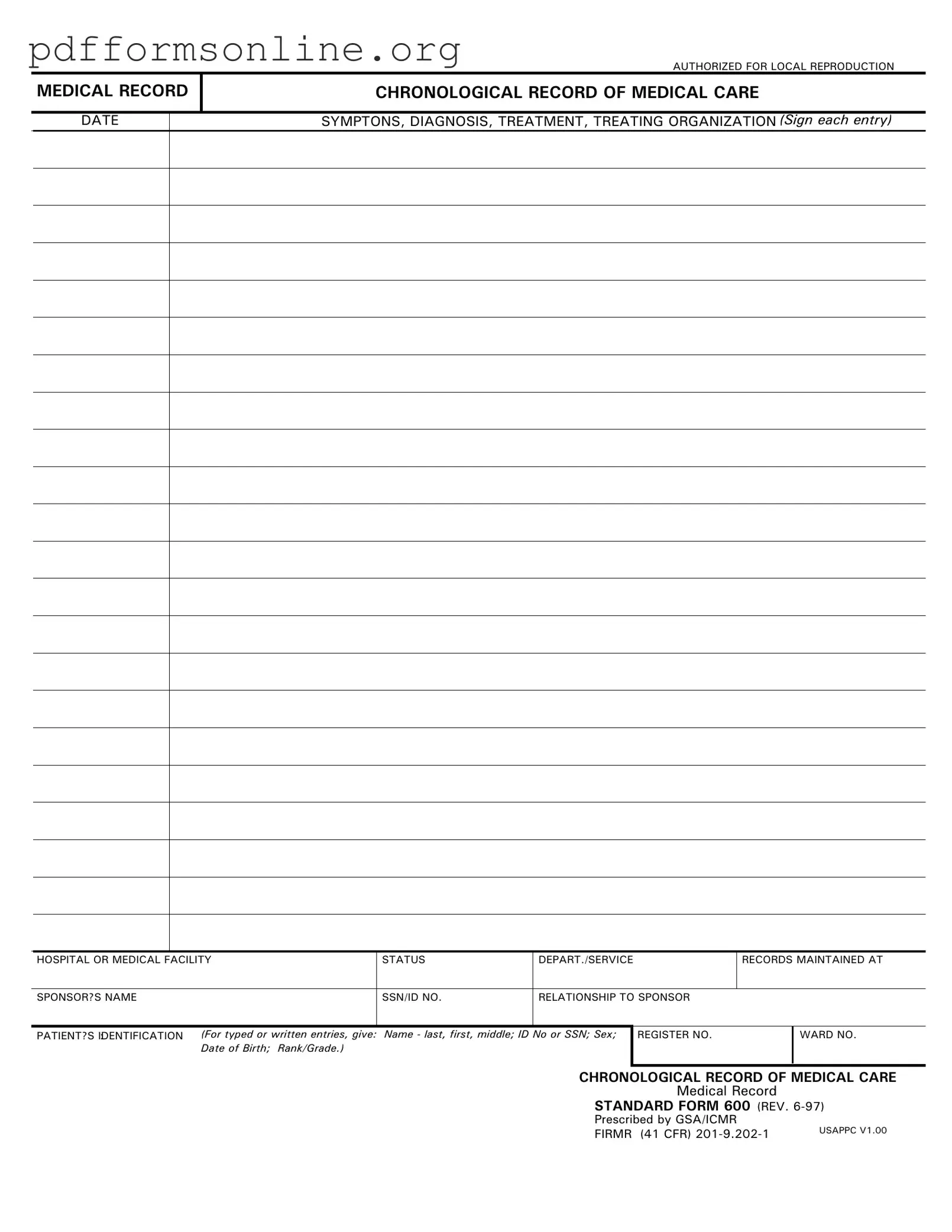 Sf 600 Template
